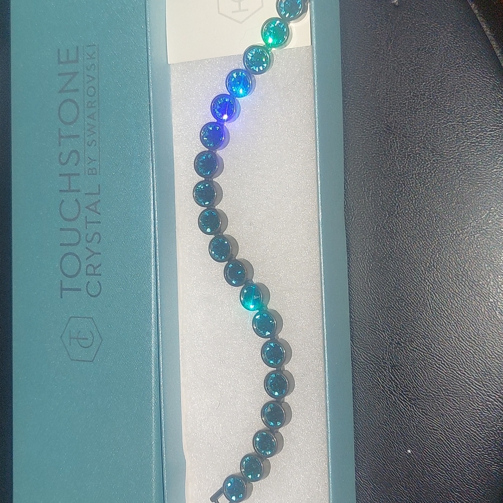 Touchstone Crystal Sage bracelet by Swarovski